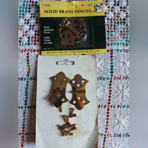 Vintage Brass Hinges